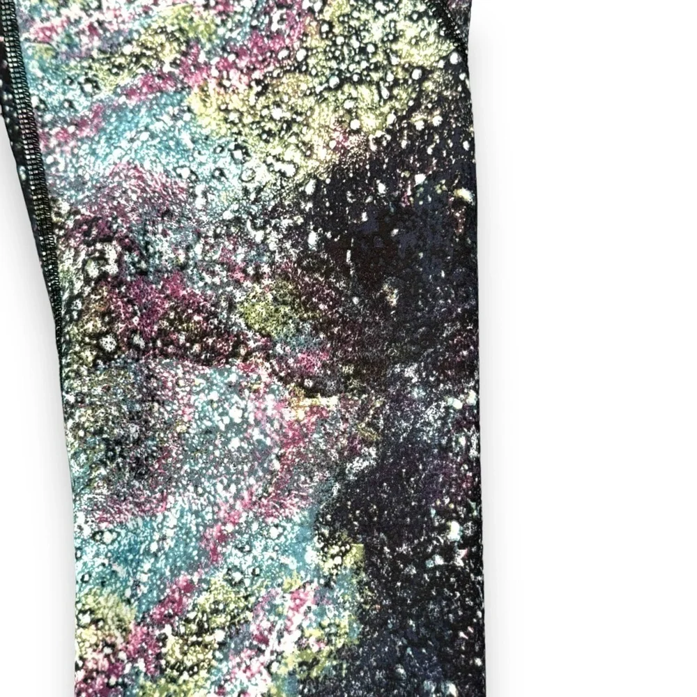 Old Navy Galaxy High-Waist PowerSoft Side-Pocket Leggings Girls Size XL (14-16)